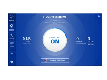 F-Secure FREEDOME VPN connecting