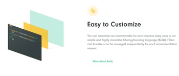 recombee easy to customize