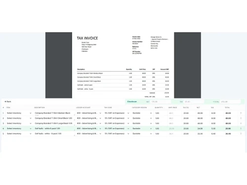 datamolino invoice