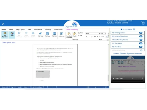 cryptoesign-software-editing