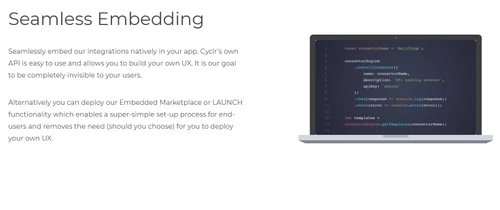 cyclr seamless embedding