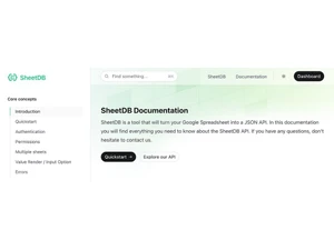 sheetdb introduction