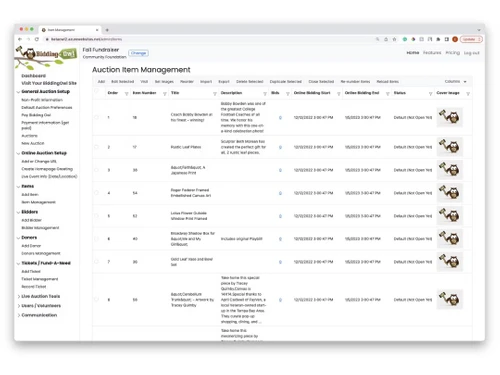 biddingowl management