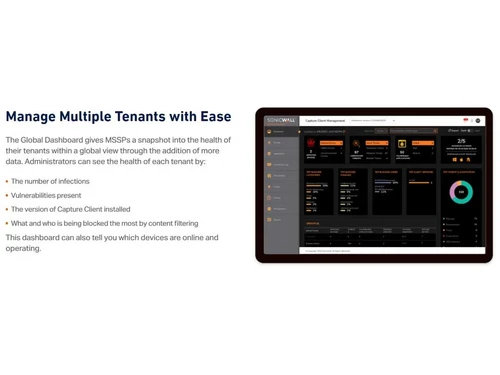 SonicWall Capture Client Tenants