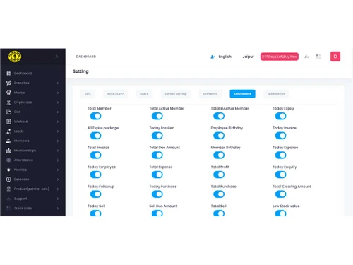 fitpluscrm dashboard