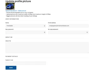 easy auction profile