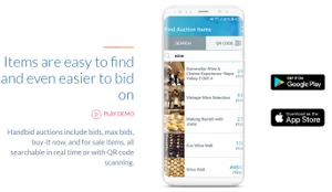 handbid qr scanning
