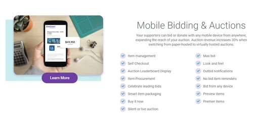 givesmart mobile bidding