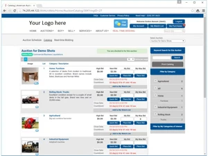 my auction software category