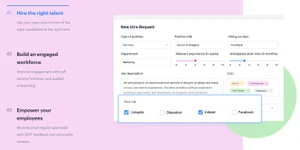 kissflow hr new hire request