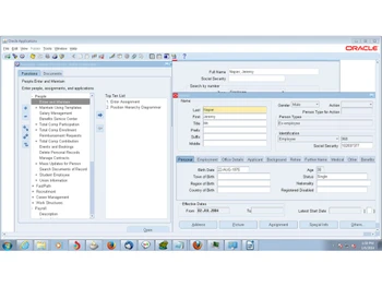 Oracle HRMS Applications
