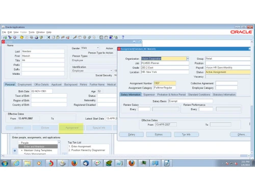 Oracle HRMS Payroll
