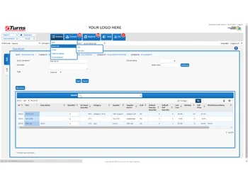 eturns trackstock quicklist