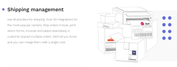 multiorders shipping management