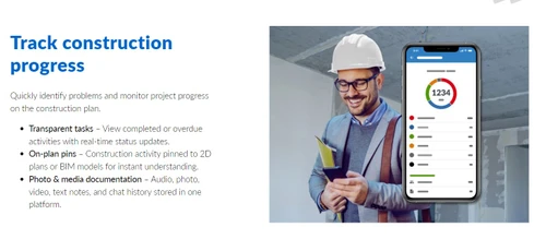 planradar track construction progress