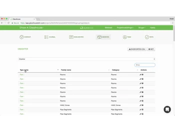 glasshousebim objekter