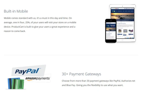 productcart seo payment gateways