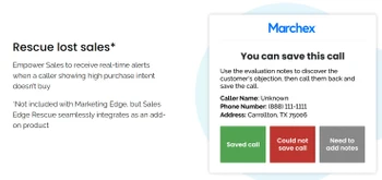 marchex reduce lost sales