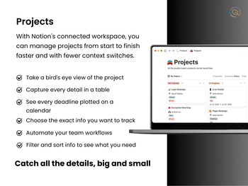 Notion projects
