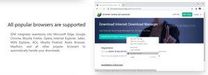 internet download manager all popular browsers are supported