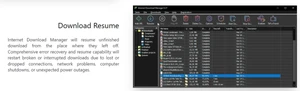internet download manager download resume