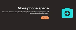 degoo phone space