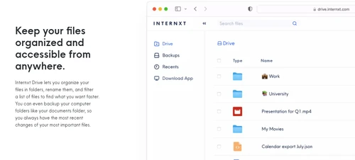 internxt accessible from anywhere