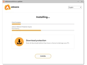 adaware antivirus installing