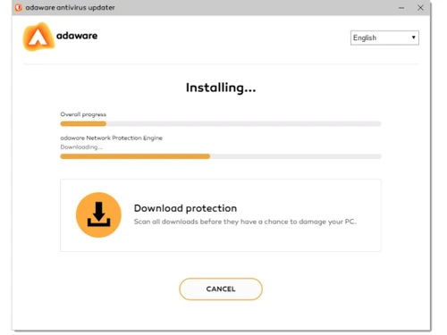 adaware antivirus installing