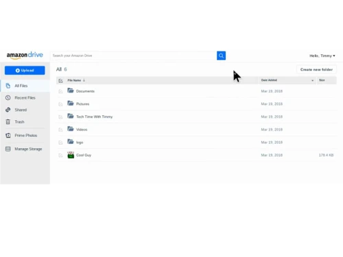 amazon drive dashboard