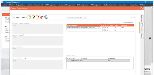 Aspscripts Hospital Management medicing management