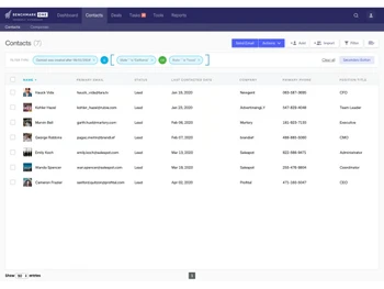 benchmarkone-crm-settings