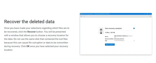 disk drill recover the deleted data