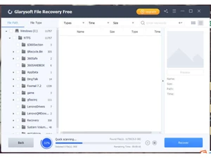 glarysoft filerrecovery scanning
