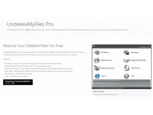 undeletemyfiles pro restore