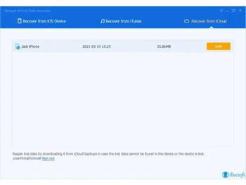 ibeesoft data recovery-device