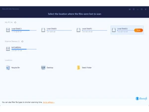 ibeesoft data recovery-location