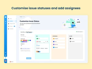 bugasura customize issue status