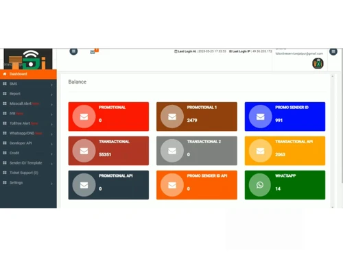 tdi bulk sms dashboard