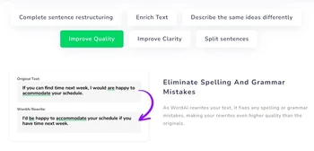 wordai improve quality