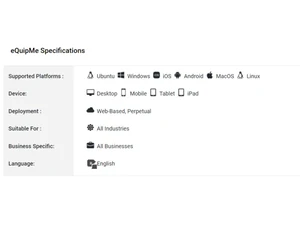 equipme specifications