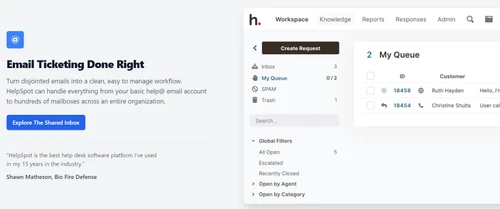 helpspot email ticketing