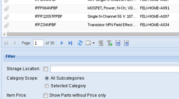 partkeepr part search