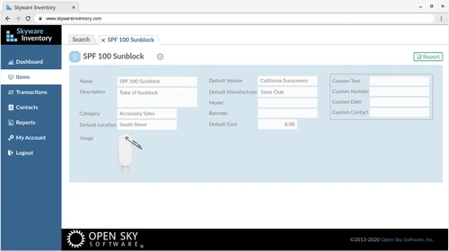 skyware inventory item management
