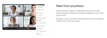 google meet meet from anywhere