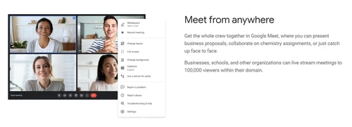 google meet meet from anywhere