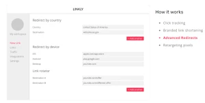 linkly advanced redirects