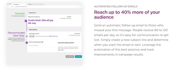 verticalresponse follow up emails