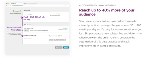 verticalresponse follow up emails