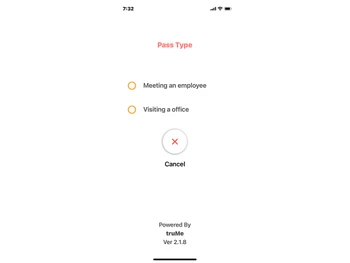 trume meeting an employee